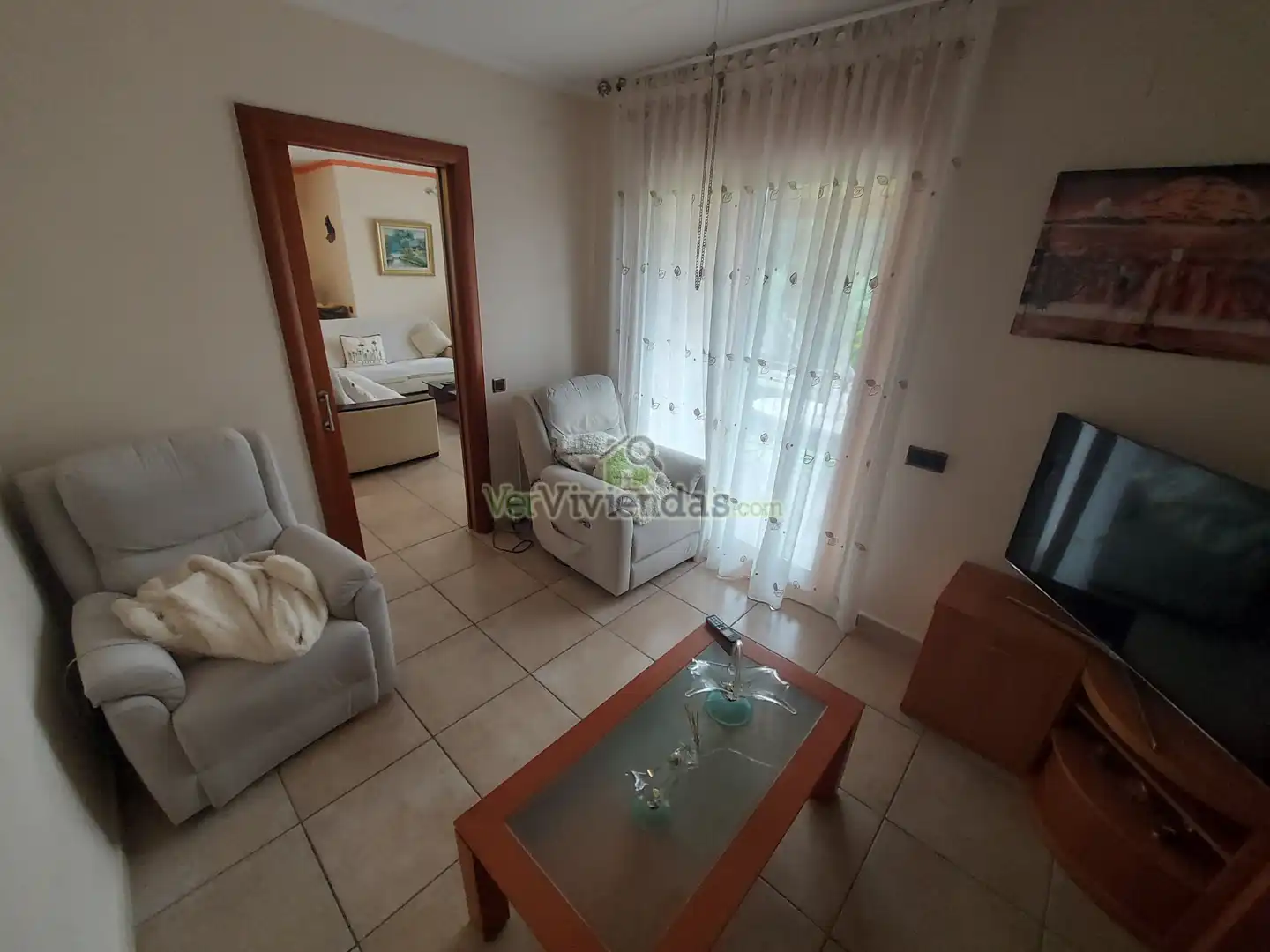 Sala d'estar de Casa o xalet en venda en Vallirana amb Aire condicionat, Calefacció i Jardí privat