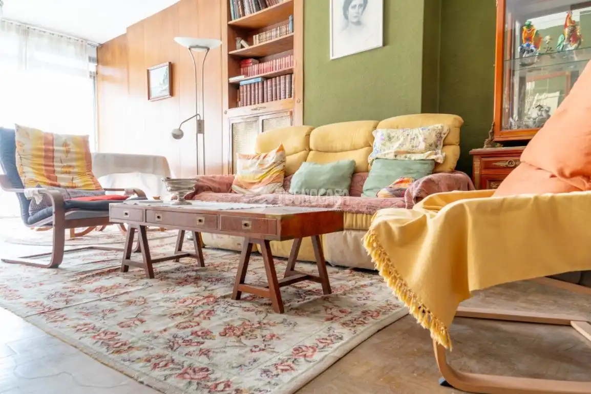 Sala de estar de Piso en venta en Madrid con Calefacción y Terraza