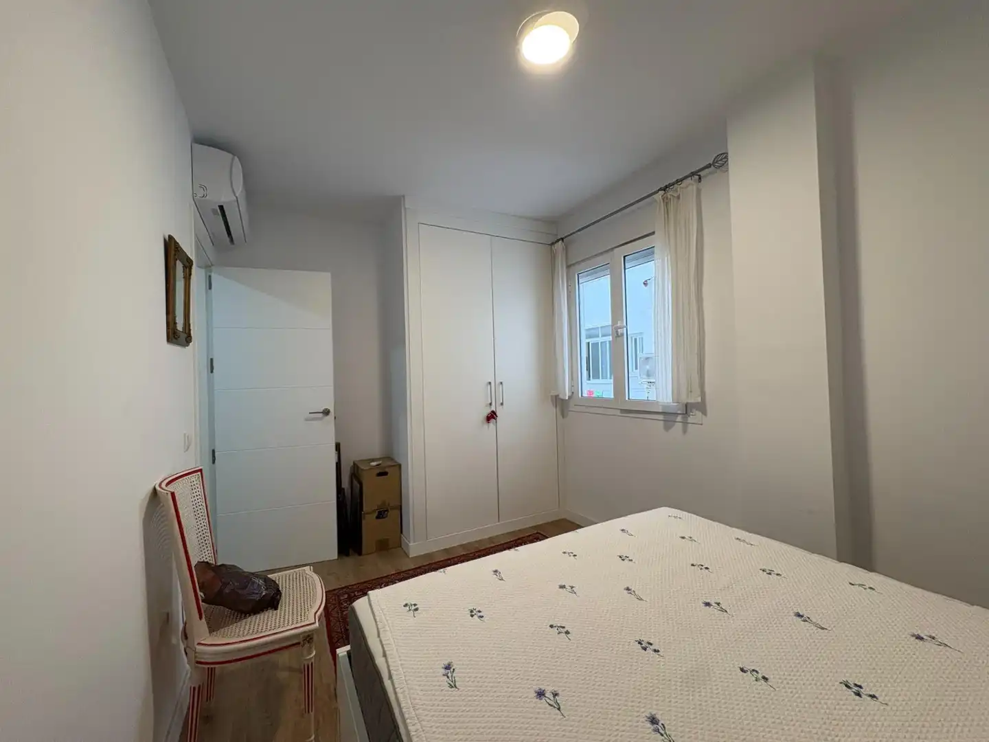 Bedroom of Flat for sale in Málaga  with Air Conditioner, Terrace and Furnished