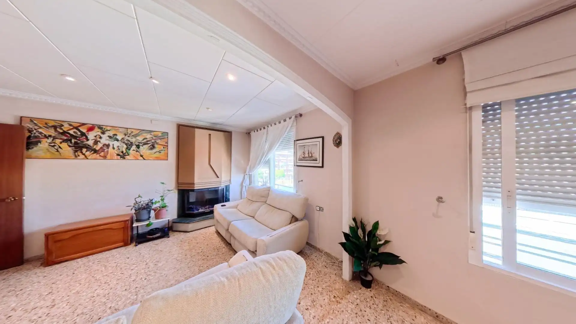 Sala de estar de Piso en venta en Alzira con Balcón