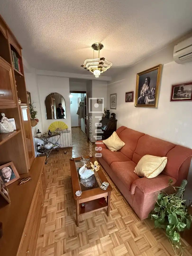 Sala de estar de Piso en venta en Getafe con Aire acondicionado, Calefacción y Parquet