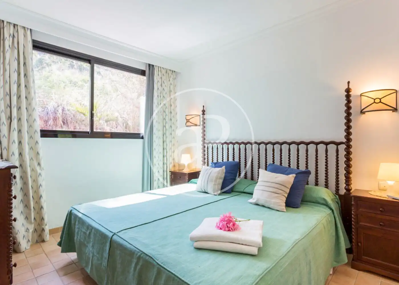 Bedroom of Houses for rent in Pollença  with Air Conditioner, Private garden and Terrace