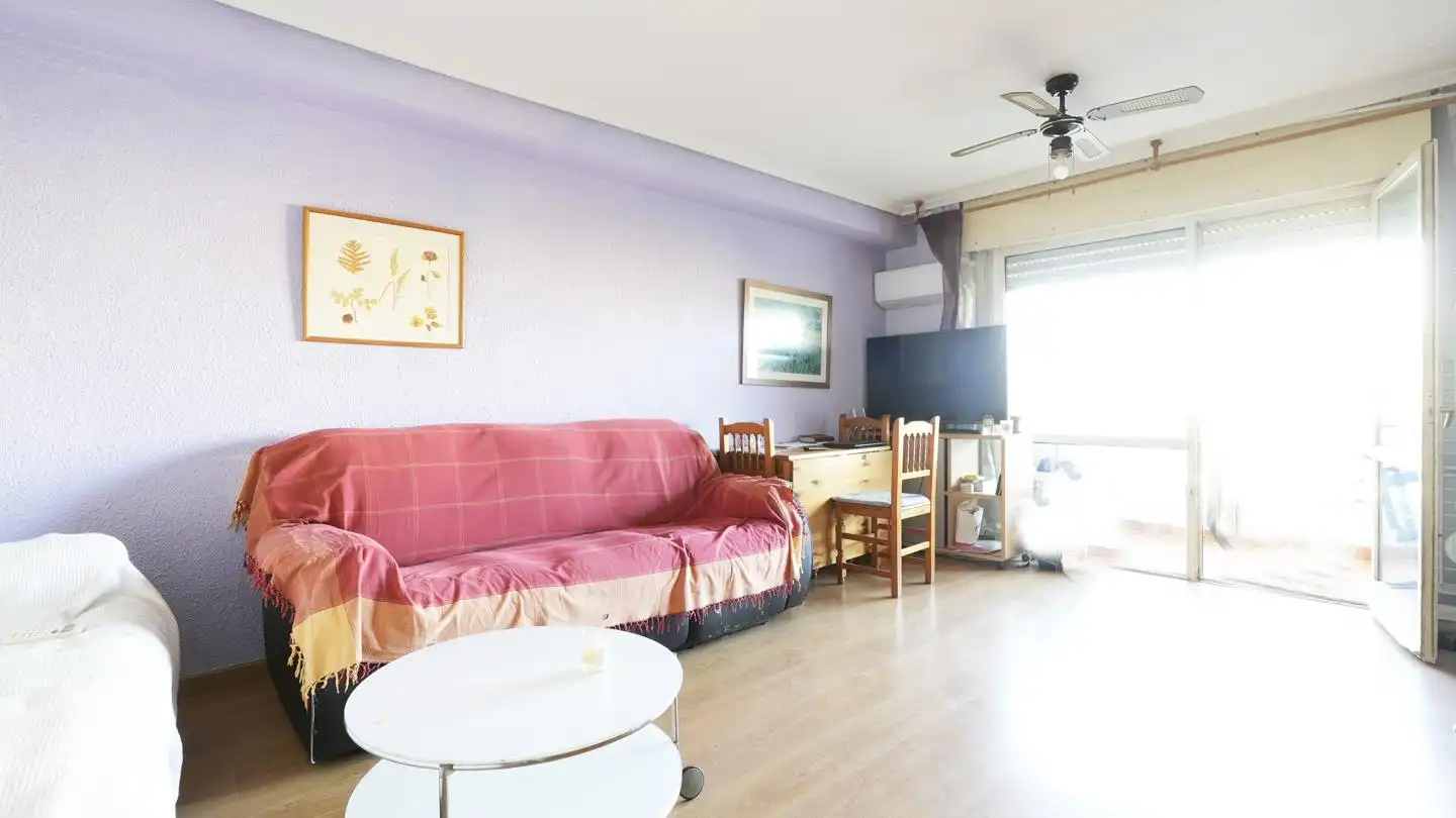 Sala de estar de Piso en venta en Móstoles con Terraza