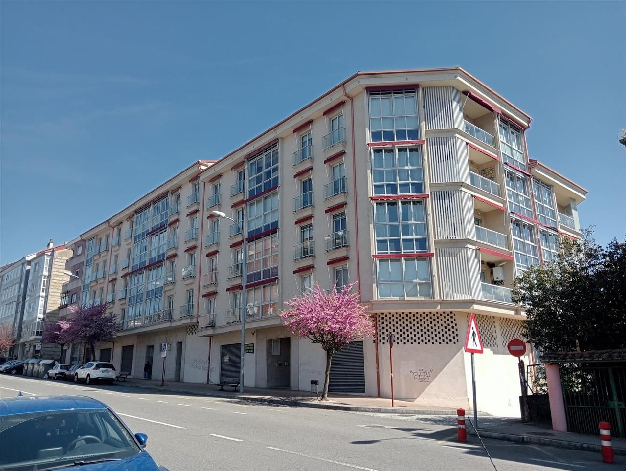 Vista exterior de Piso en venta en Ourense Capital 