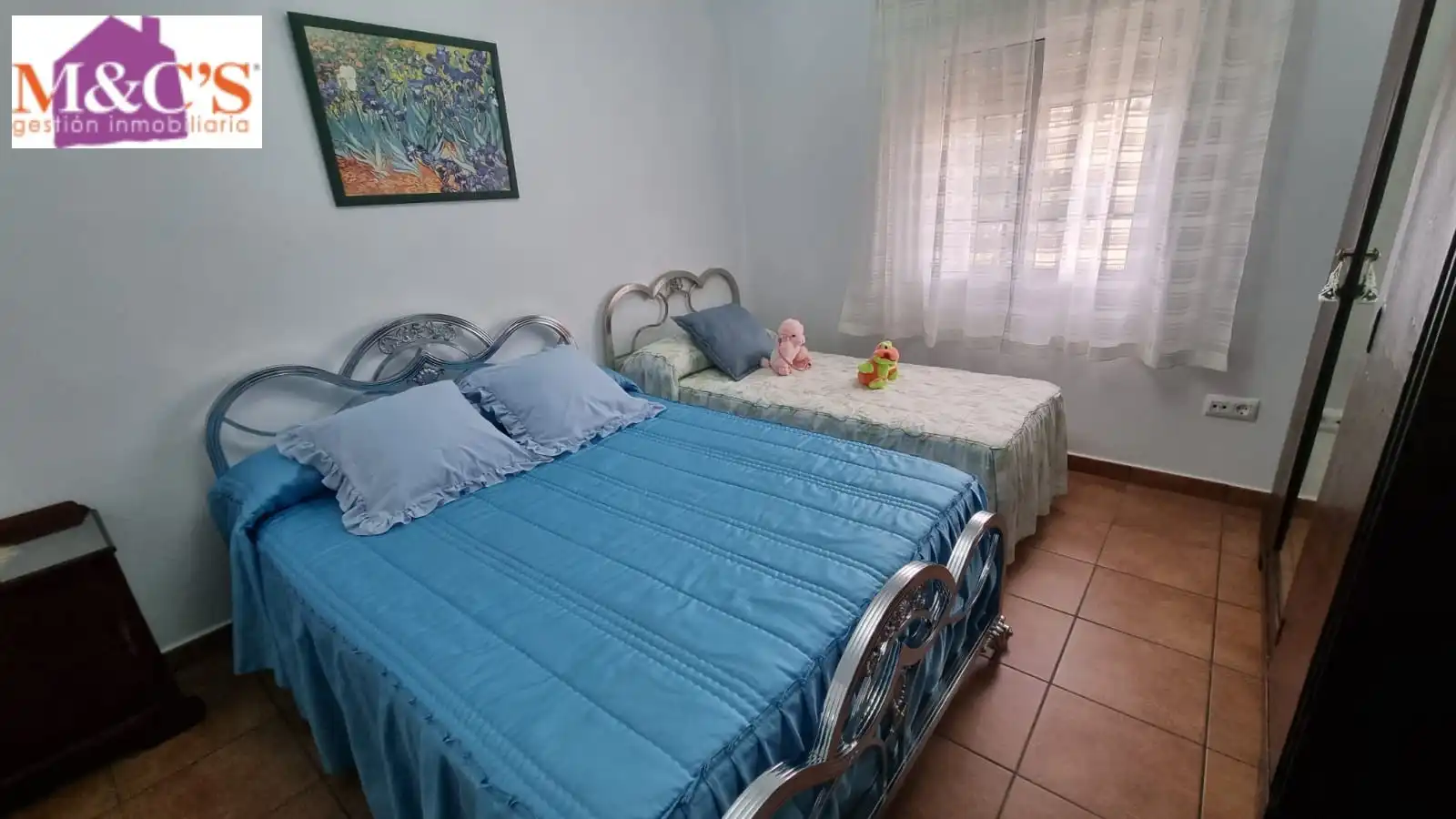 Bedroom of Houses for sale in Hinojosas de Calatrava  with Air Conditioner, Heating and Private garden
