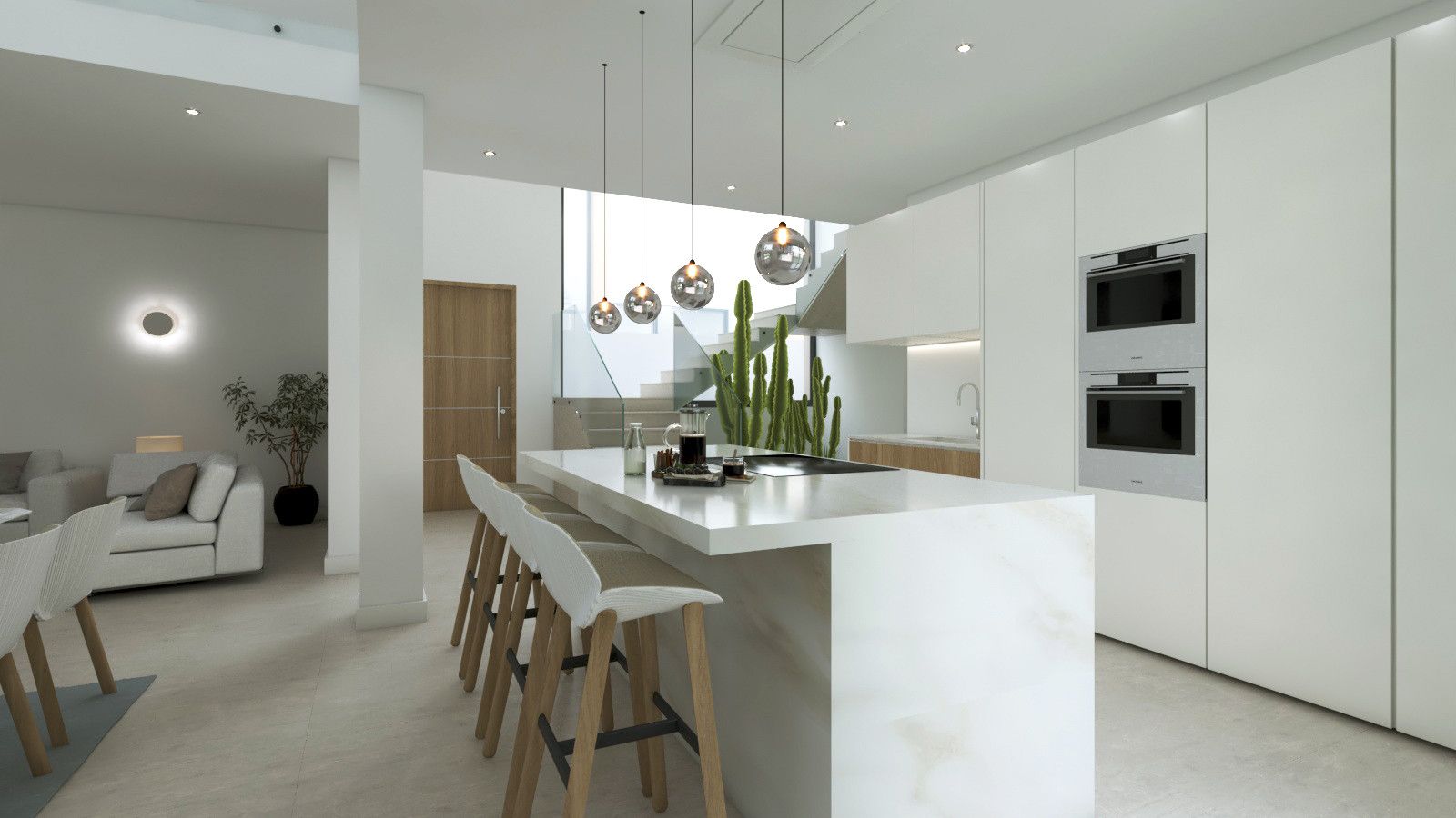 Kitchen of House or chalet for sale in Manilva  with Air Conditioner, Private garden and Swimming Pool