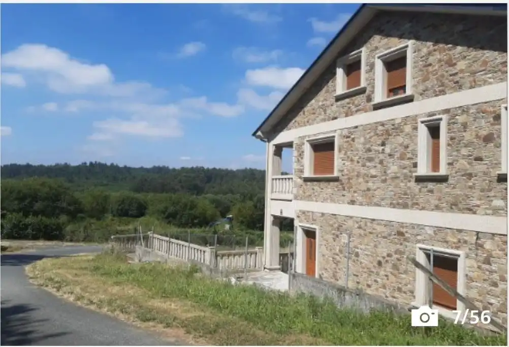 Vista exterior de Casa o chalet en venta en Oza dos Ríos con Jardín privado, Terraza y Trastero