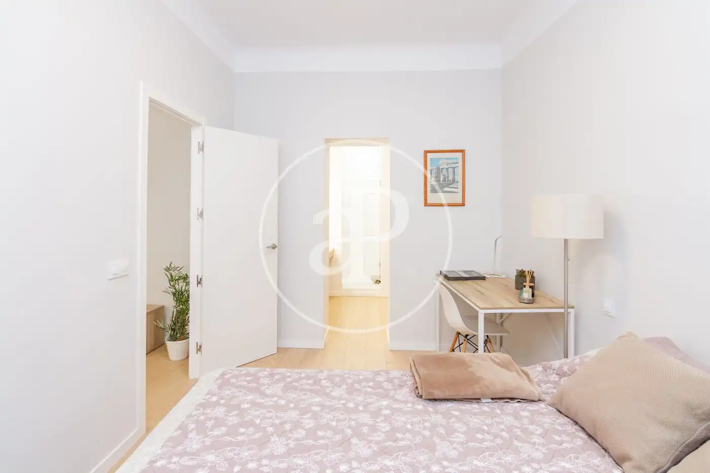 Bedroom of Flat for rent in Madrid  with Air Conditioner, Heating and Furnished