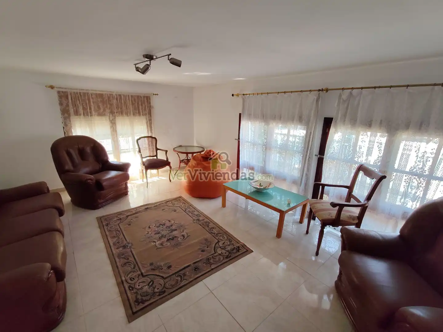 Living room of Houses for sale in Sant Quirze del Vallès  with Heating, Private garden and Swimming Pool