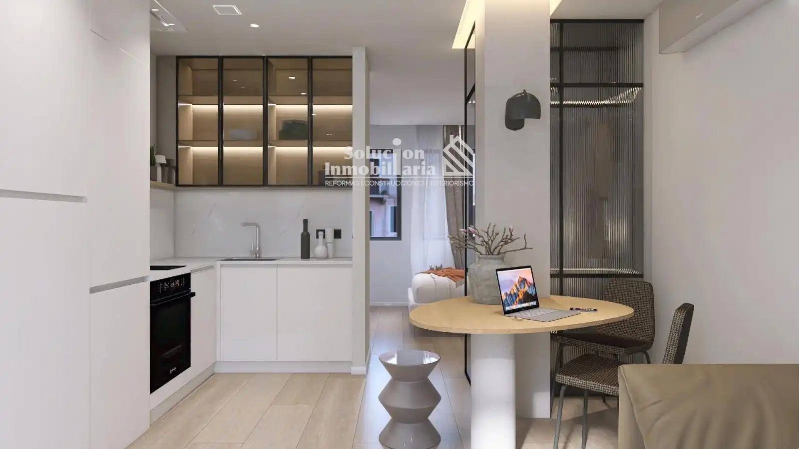 Cocina de Apartamento en venta en Salamanca con Aire acondicionado, Calefacción y Amueblado