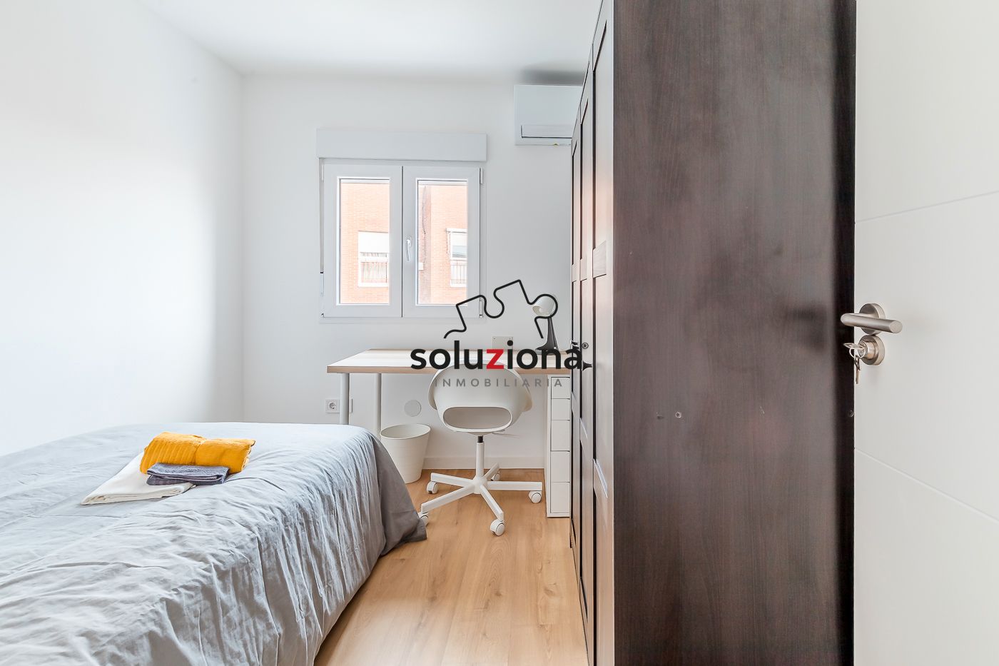 Bedroom of Flat to share in Getafe  with Air Conditioner, Heating and Furnished