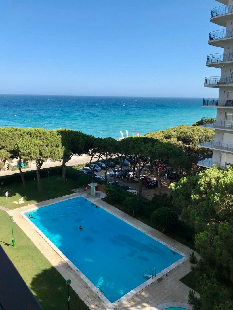 Swimming pool of Apartment for sale in Blanes  with Air Conditioner, Heating and Oven