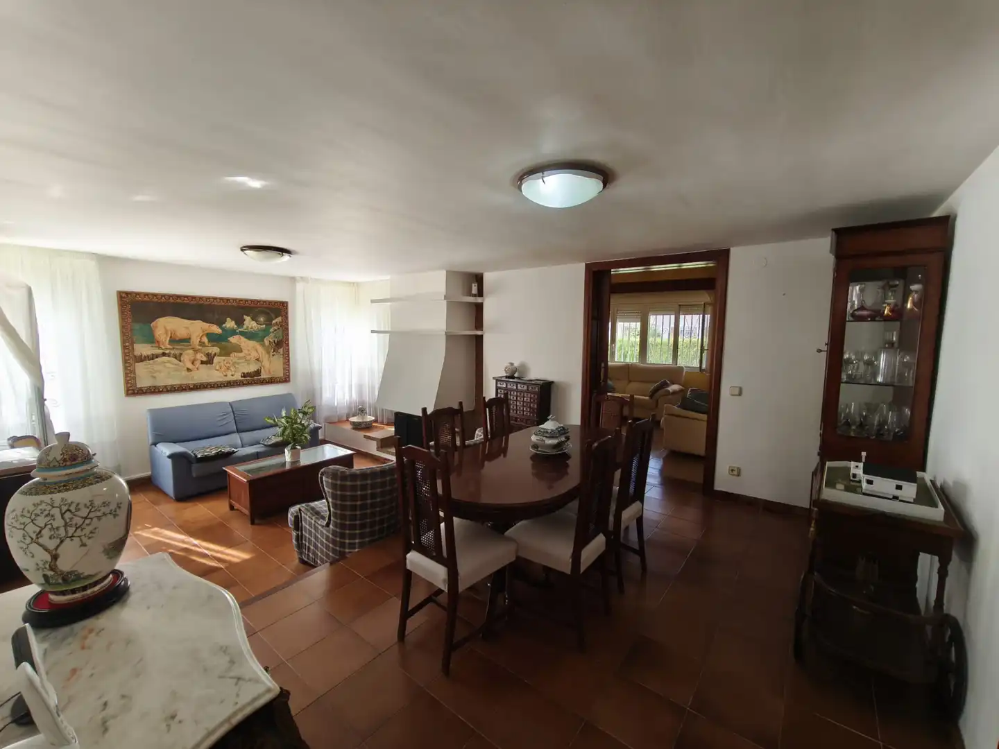 Sala de estar de Casa o chalet en venta en Mont-roig del Camp con Aire acondicionado, Calefacción y Jardín privado