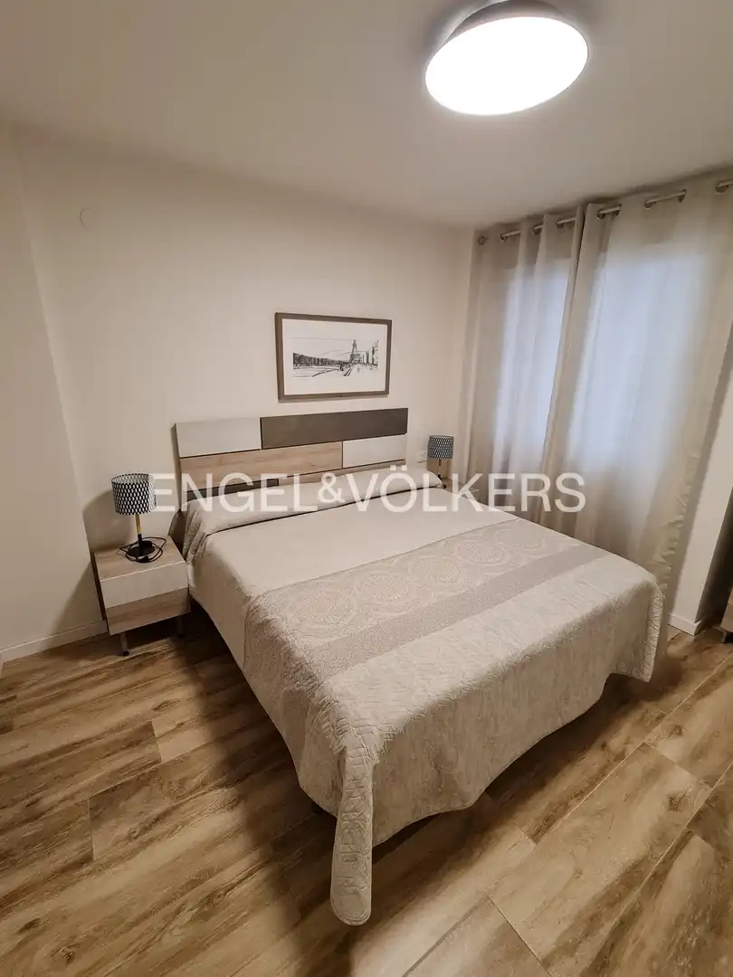 Bedroom of Flat for rent in Alboraya  with Air Conditioner, Heating and Parquet flooring