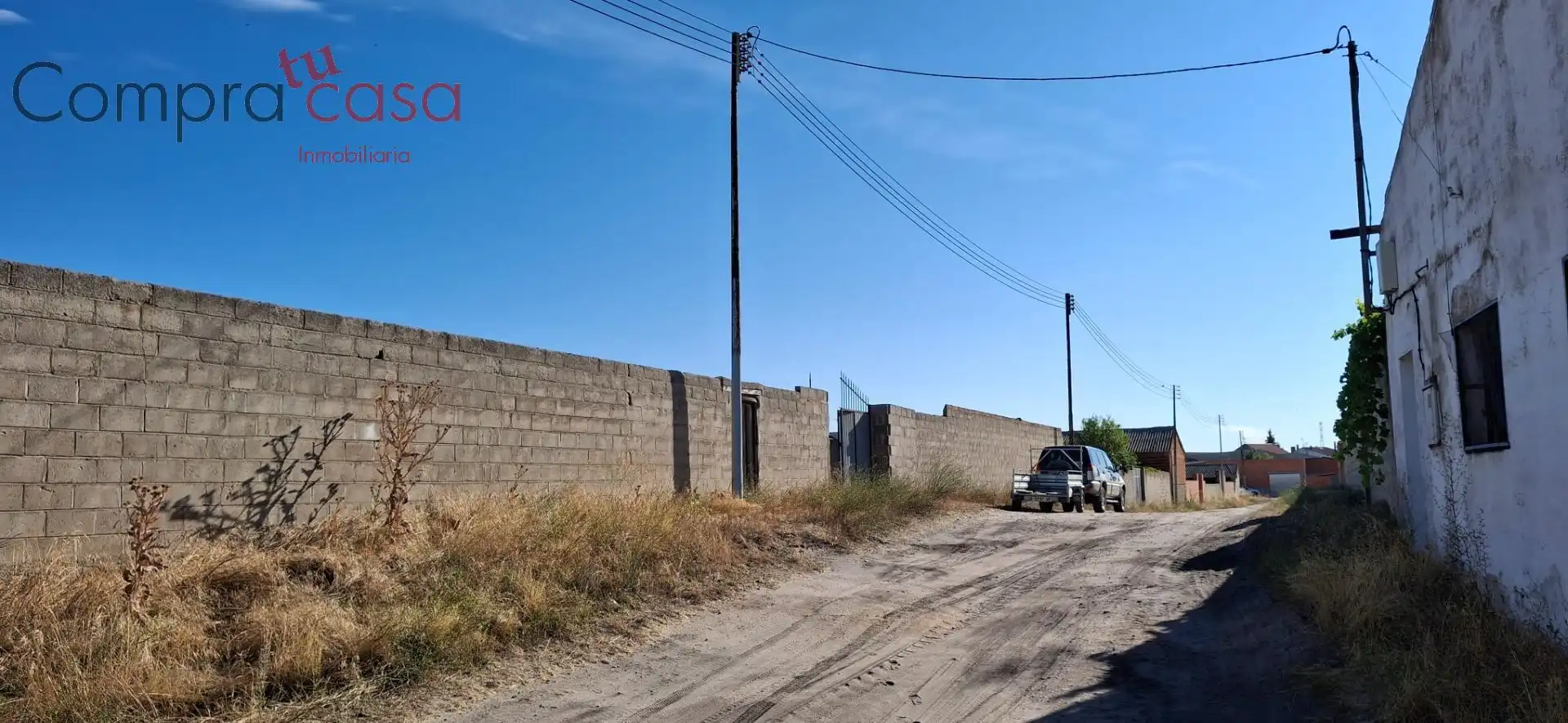 Vista exterior de Terreno industrial en venta en Navas de Oro