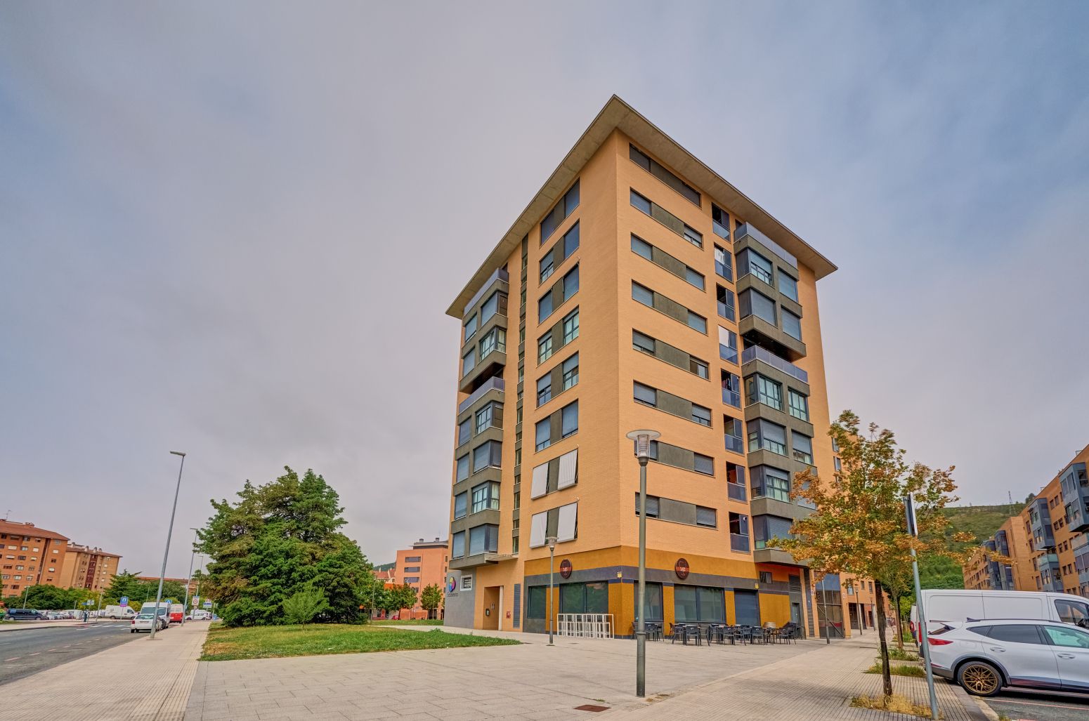 Vista exterior de Piso en venta en  Pamplona / Iruña con Calefacción, Jardín privado y Parquet