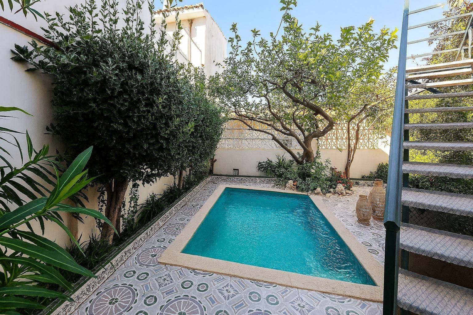 Swimming pool of Single-family semi-detached for sale in San Pedro del Pinatar  with Air Conditioner, Private garden and Terrace
