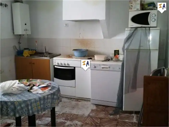 Cuina de Casa adosada en venda en Agrón amb Terrassa