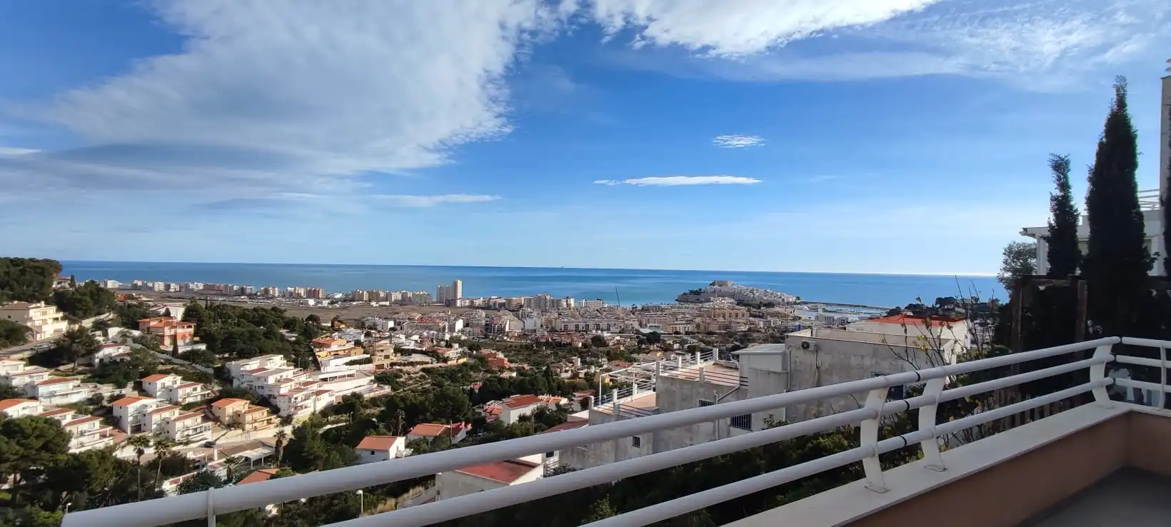 Vista exterior de Apartamento en venta en Peñíscola / Peníscola con Aire acondicionado, Terraza y Alarma