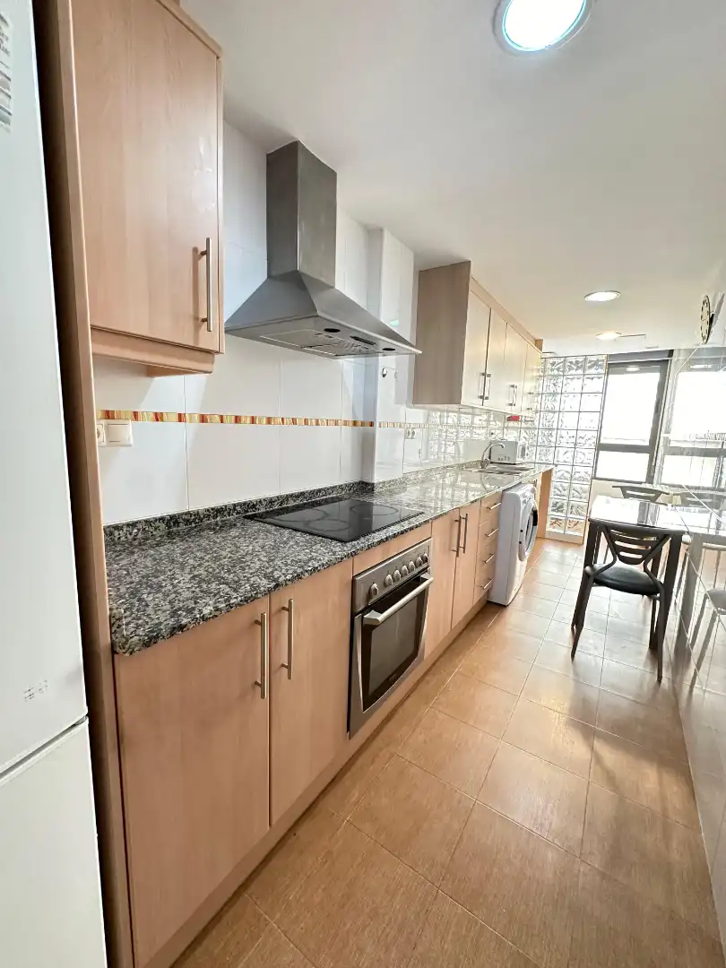 Kitchen of Flat for rent in Vila-real  with Air Conditioner, Heating and Furnished