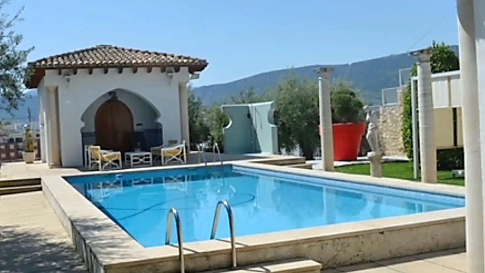Piscina de Finca rústica en venta en Alcoy / Alcoi con Aire acondicionado, Calefacción y Jardín privado