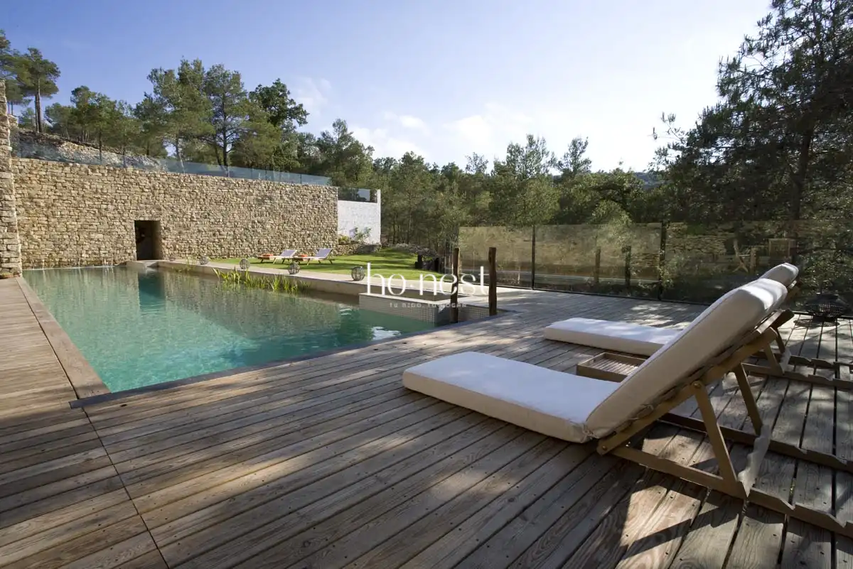 Piscina de Casa o xalet en venda en Pontons amb Calefacció, Jardí privat i Piscina