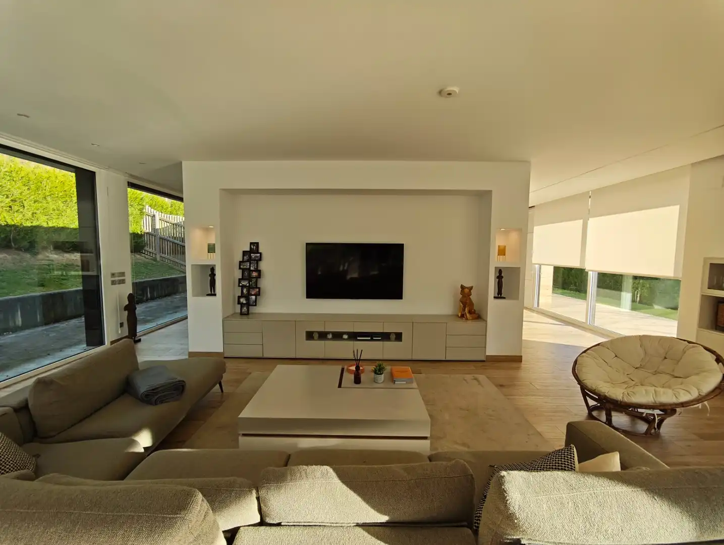 Sala de estar de Casa o chalet en venta en Berriz con Calefacción, Jardín privado y Piscina