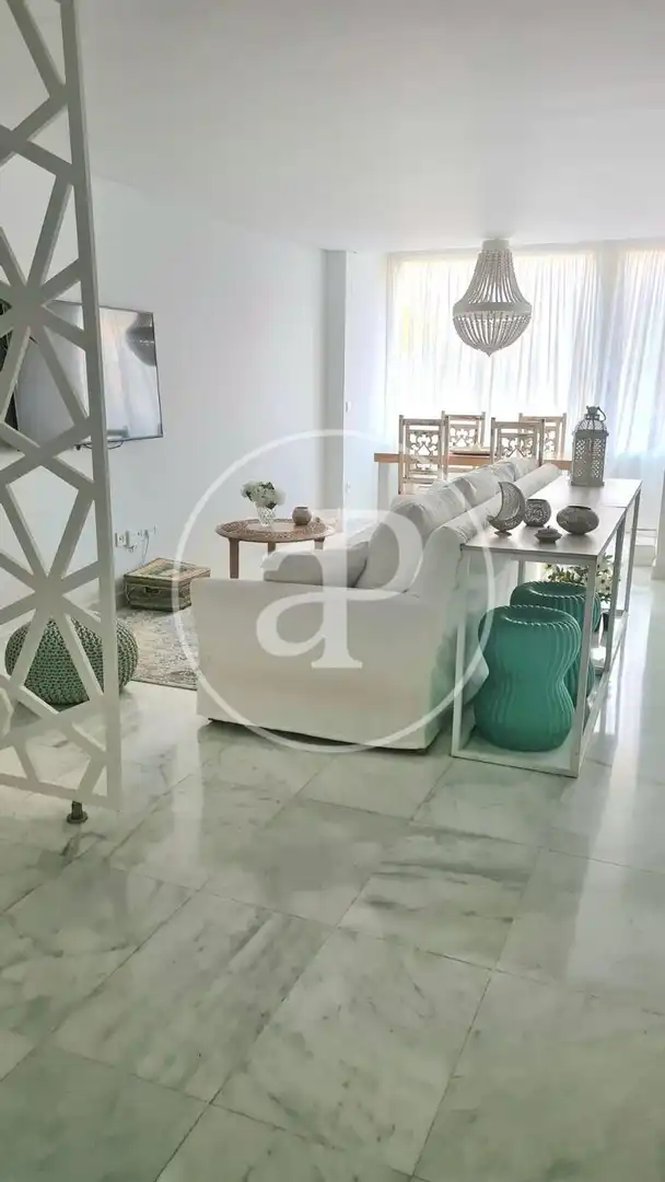 Sala de estar de Piso de alquiler en Valencia con Aire acondicionado, Calefacción y Terraza