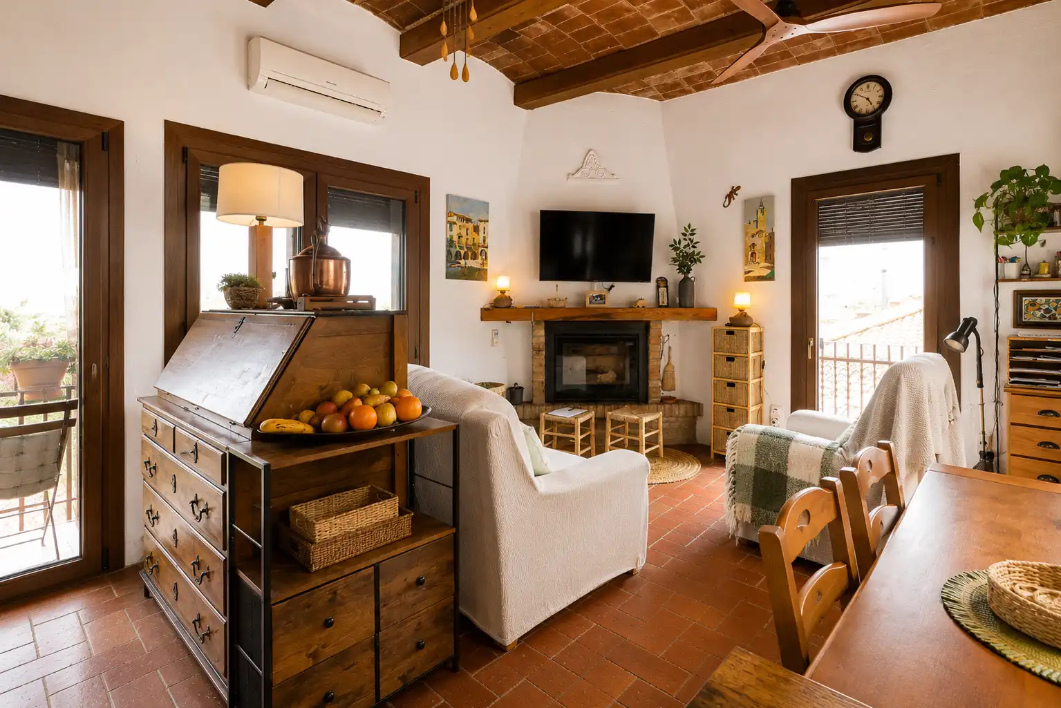 Sala d'estar de Casa o xalet en venda en Ultramort amb Aire condicionat, Calefacció i Jardí privat