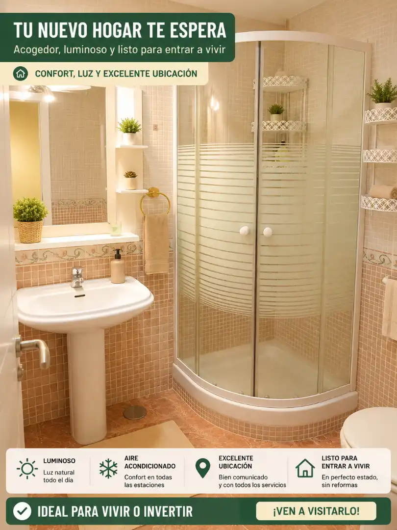 Baño de Piso en venta en Madrid con Aire acondicionado, Calefacción y Jardín privado