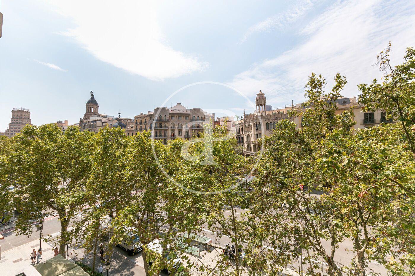 Vista exterior de Pis de lloguer en  Barcelona Capital amb Aire condicionat, Calefacció i Moblat