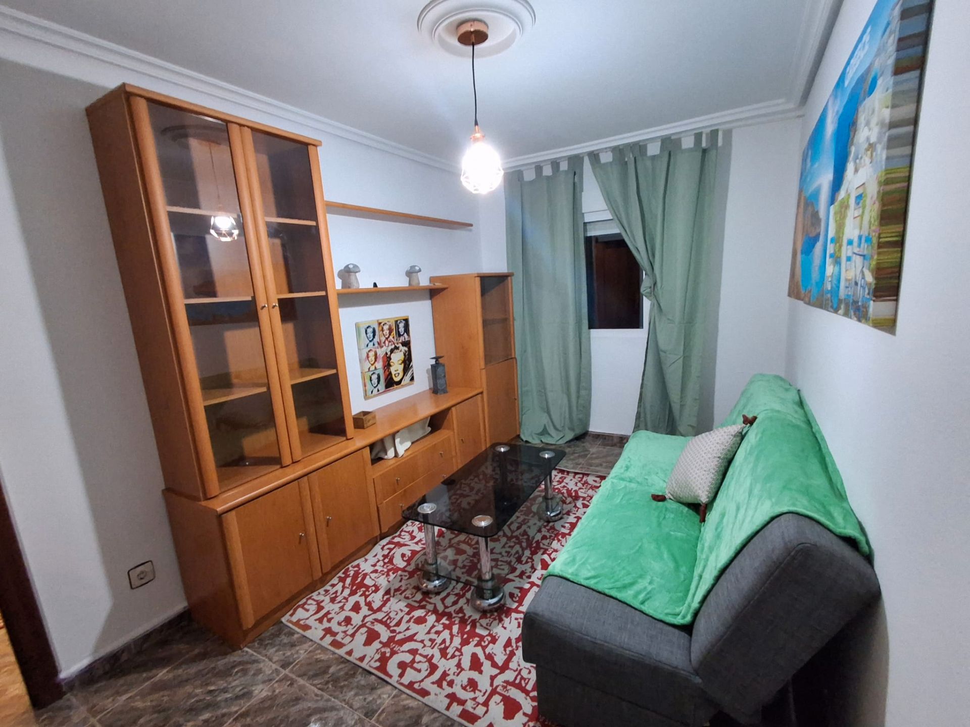 Sala d'estar de Pis en venda en Avilés amb Terrassa i Moblat