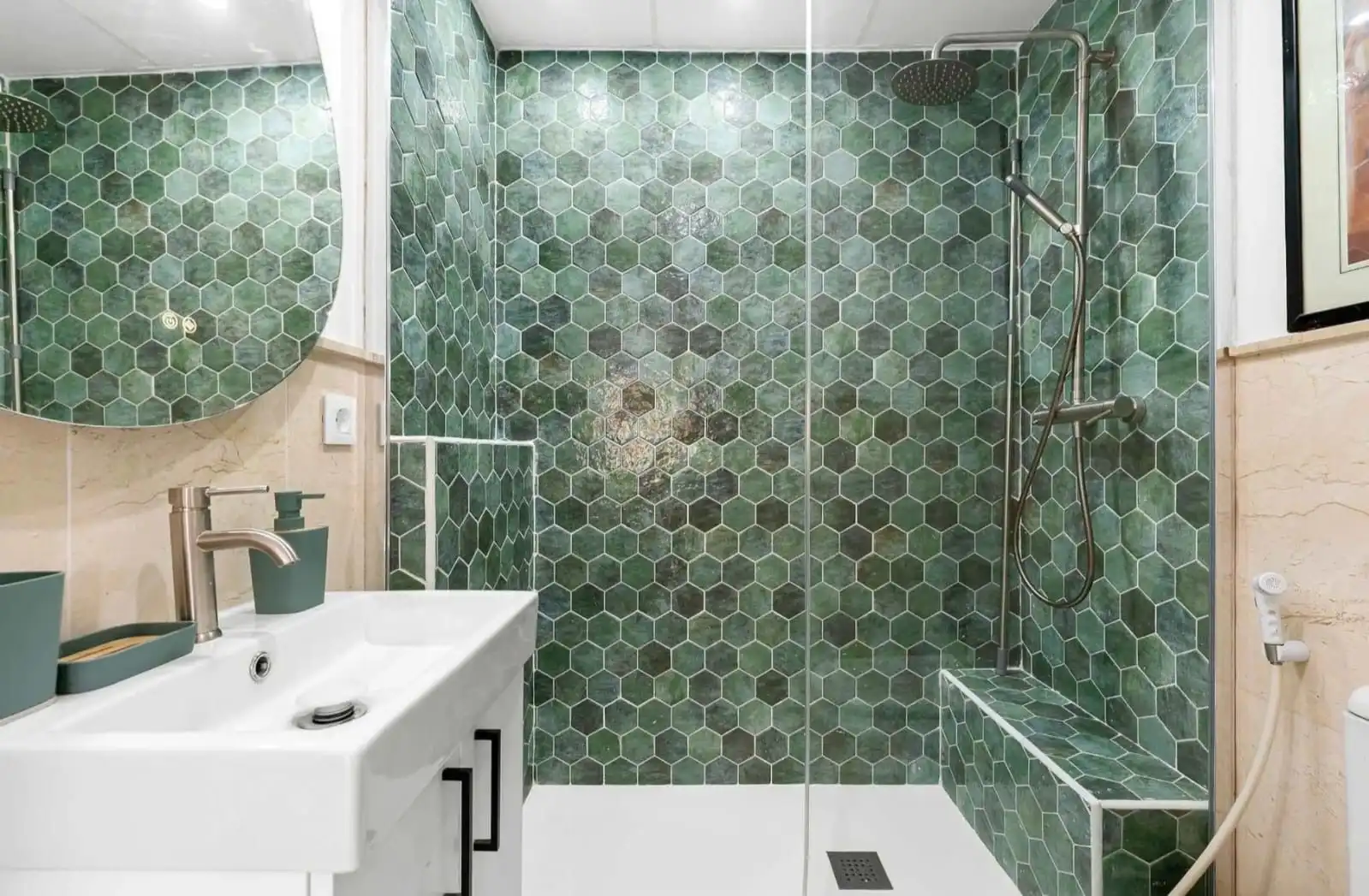 Bany de Apartament de lloguer en Marbella amb Aire condicionat, Calefacció i Terrassa