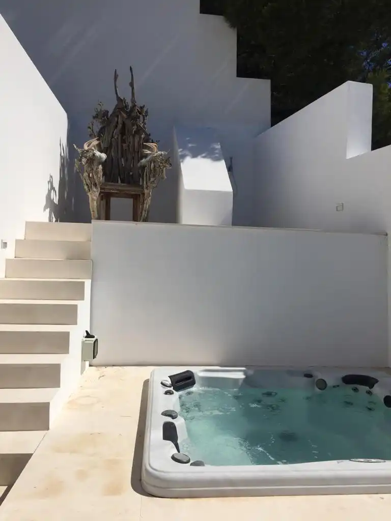 Terrassa de Casa adosada en venda en Sant Josep de sa Talaia amb Aire condicionat, Calefacció i Jardí privat