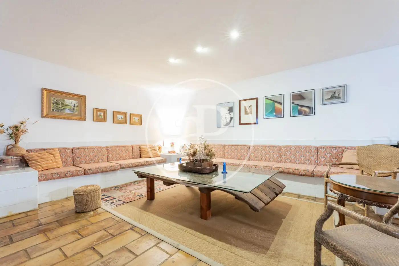 Living room of Detached homes for sale in Madrid  with Air Conditioner, Heating and Private garden