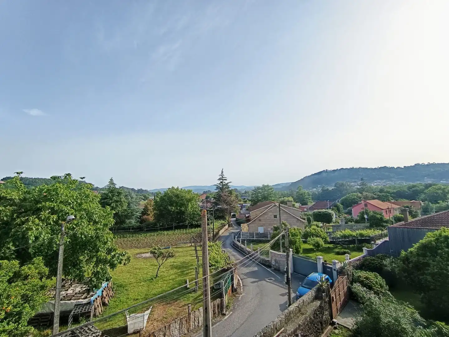Vista exterior de Casa o chalet en venta en Pontevedra Capital  con Calefacción, Jardín privado y Terraza