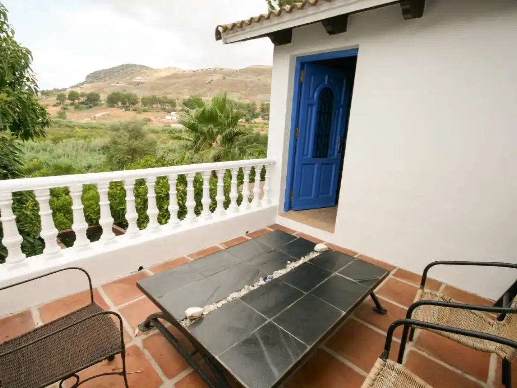 Terraza de Finca rústica en venta en Alhaurín El Grande con Jardín privado, Terraza y Piscina