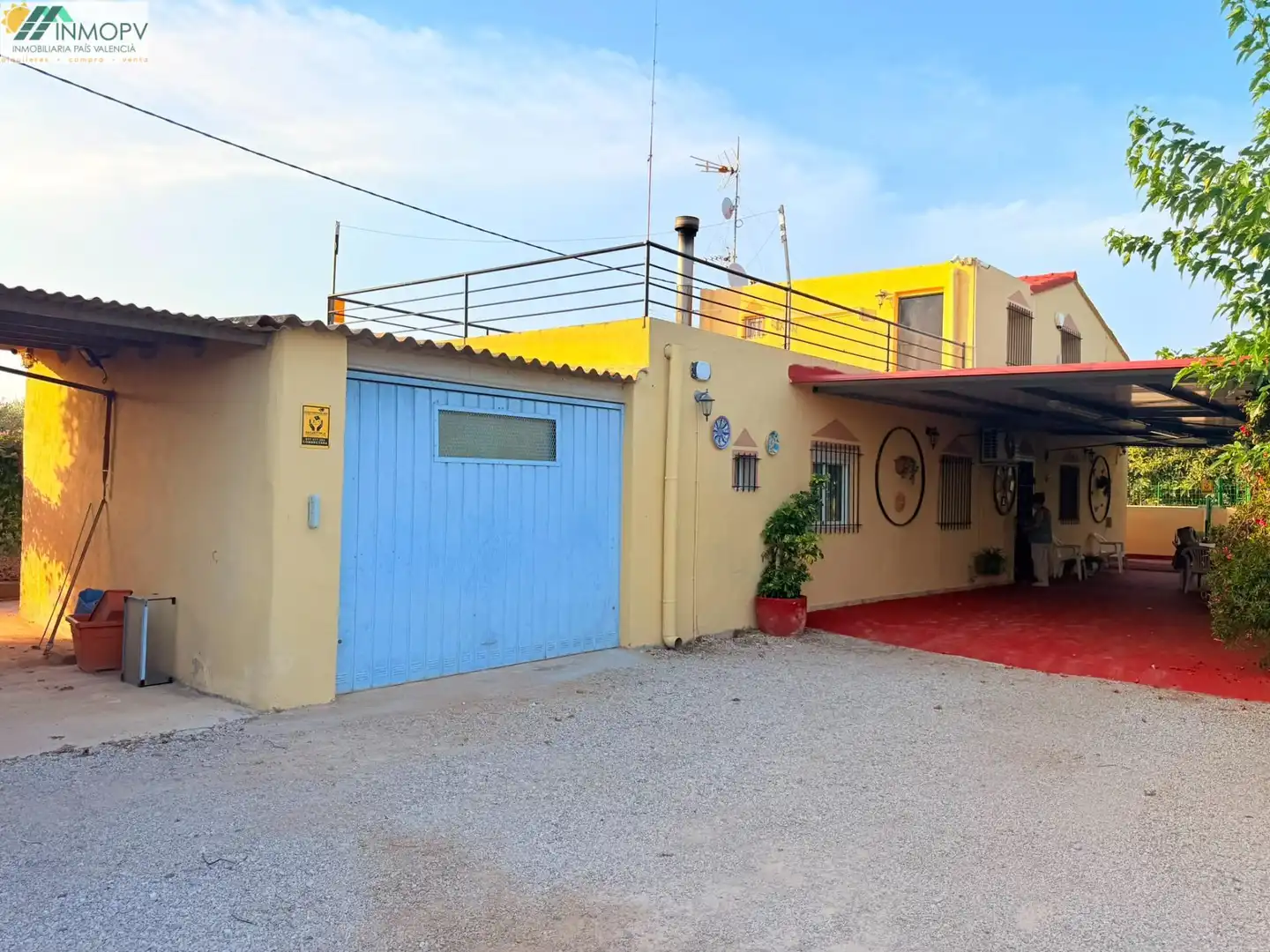Vista exterior de Finca rústica en venda en Alcanar amb Aire condicionat, Jardí privat i Terrassa