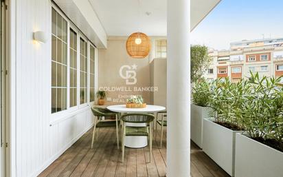 Terrasse von Wohnung zum verkauf in  Barcelona Capital mit Klimaanlage, Terrasse und Balkon