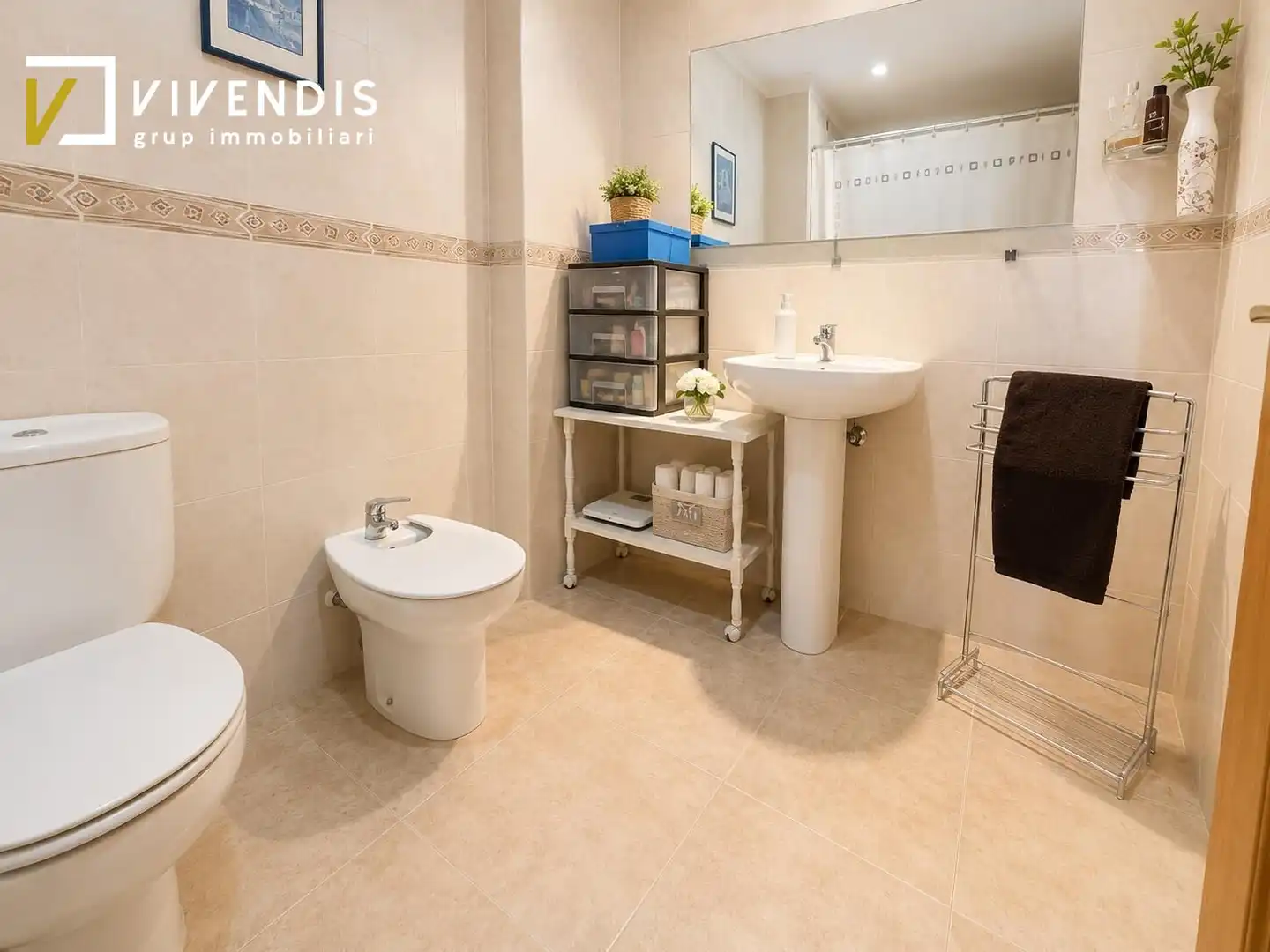 Bathroom of Houses for sale in Torrefarrera  with Heating and Terrace