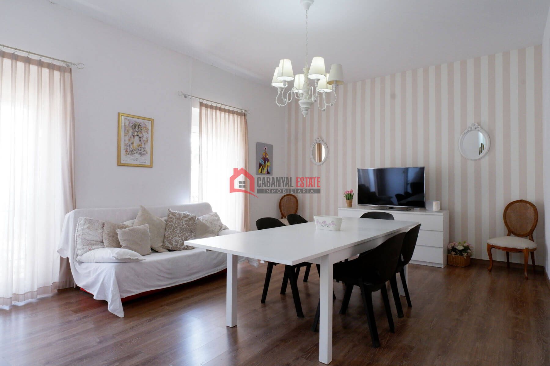 Living room of Flat for sale in  Valencia Capital  with Air Conditioner, Terrace and Storage room