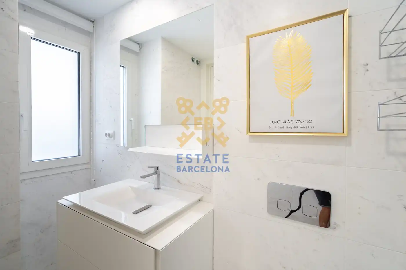 Badezimmer von Dachboden zum Verkauf in Valencia mit Klimaanlage, Heizung und Möbliert