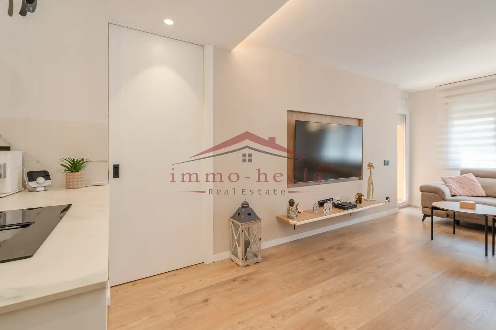 Wohnzimmer von Wohnung zum Verkauf in Santa Margarida de Montbui mit Heizung und Balkon