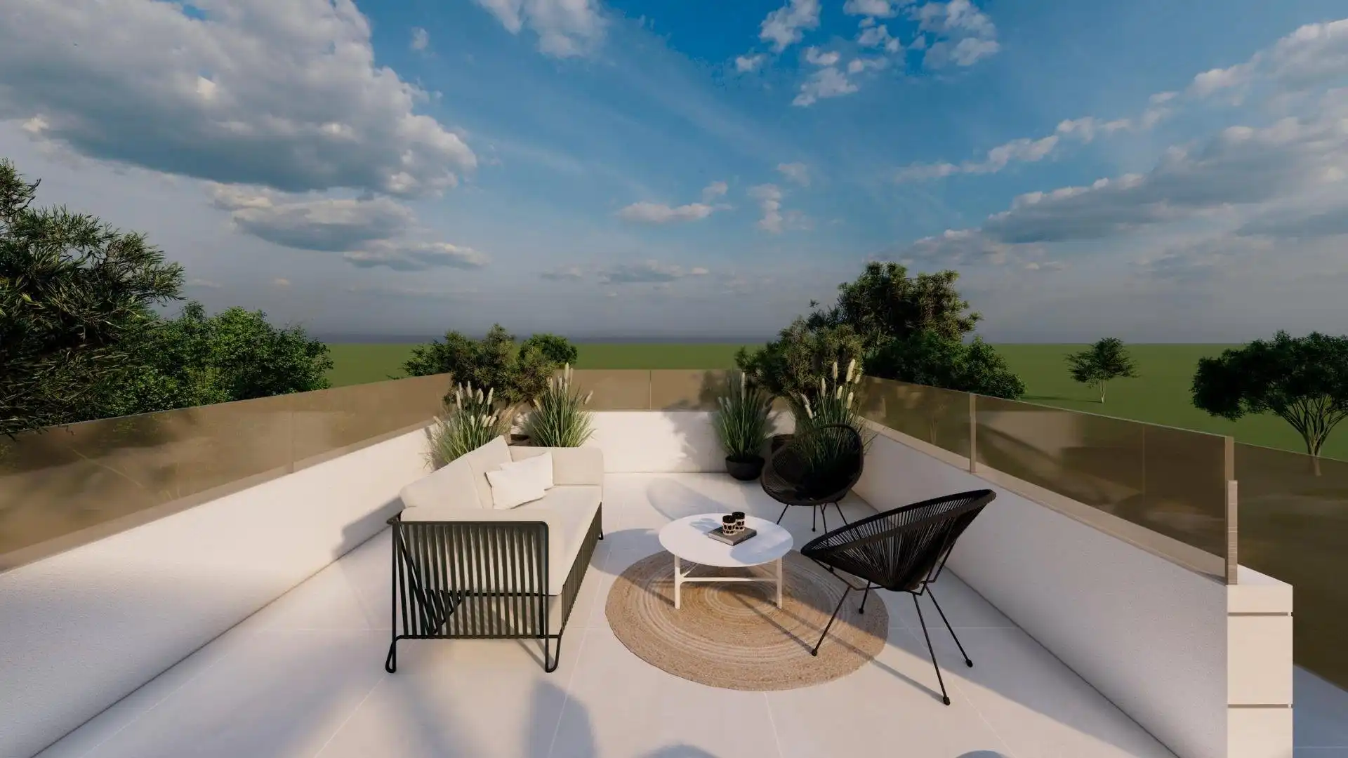 Terraza de Casa o chalet en venta en Pilar de la Horadada con Aire acondicionado, Jardín privado y Terraza