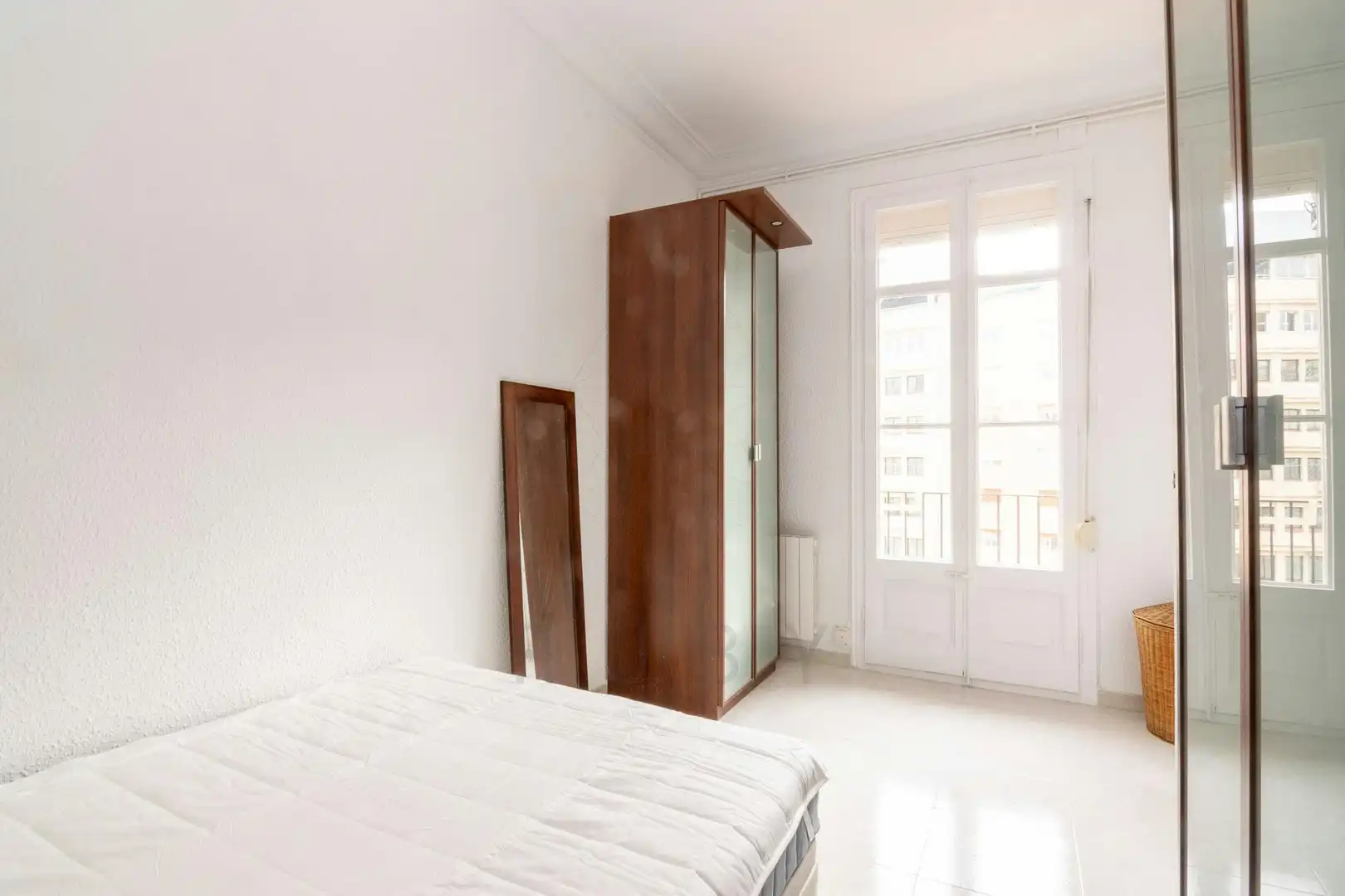 Bedroom of Flat for rent in Barcelona  with Air Conditioner, Heating and Furnished