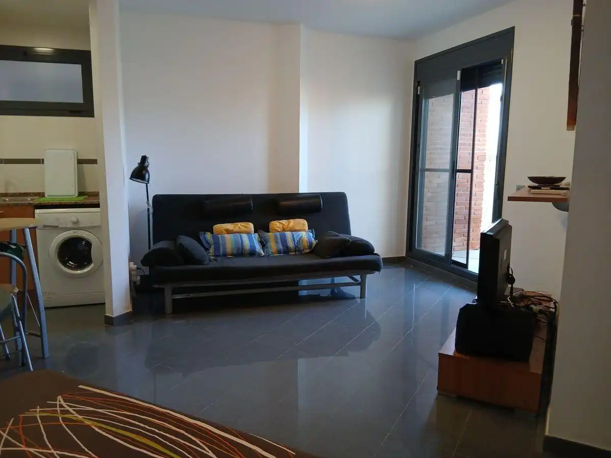 Sala de estar de Apartamento en venta en Deltebre con Terraza, Amueblado y Piscina comunitaria