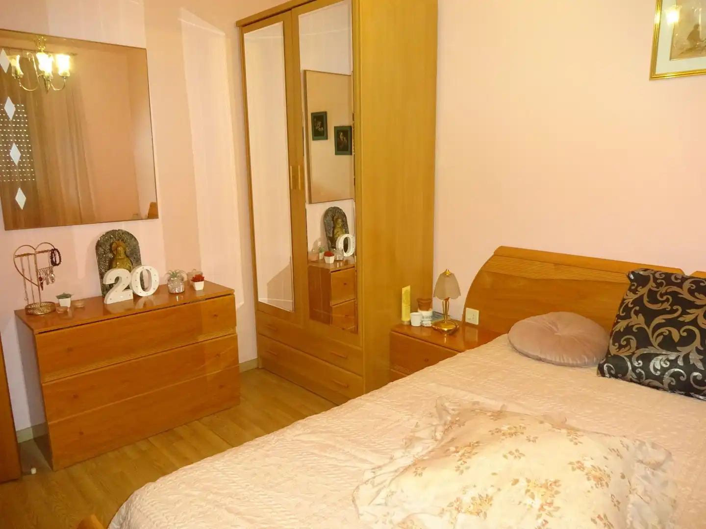 Schlafzimmer von Wohnung zum Verkauf in Mataró mit Möbliert