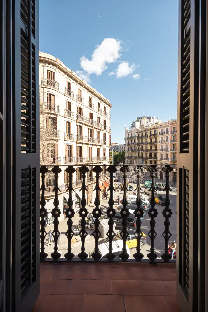 Vista exterior de Pis en venda en Barcelona amb Aire condicionat, Calefacció i Parquet