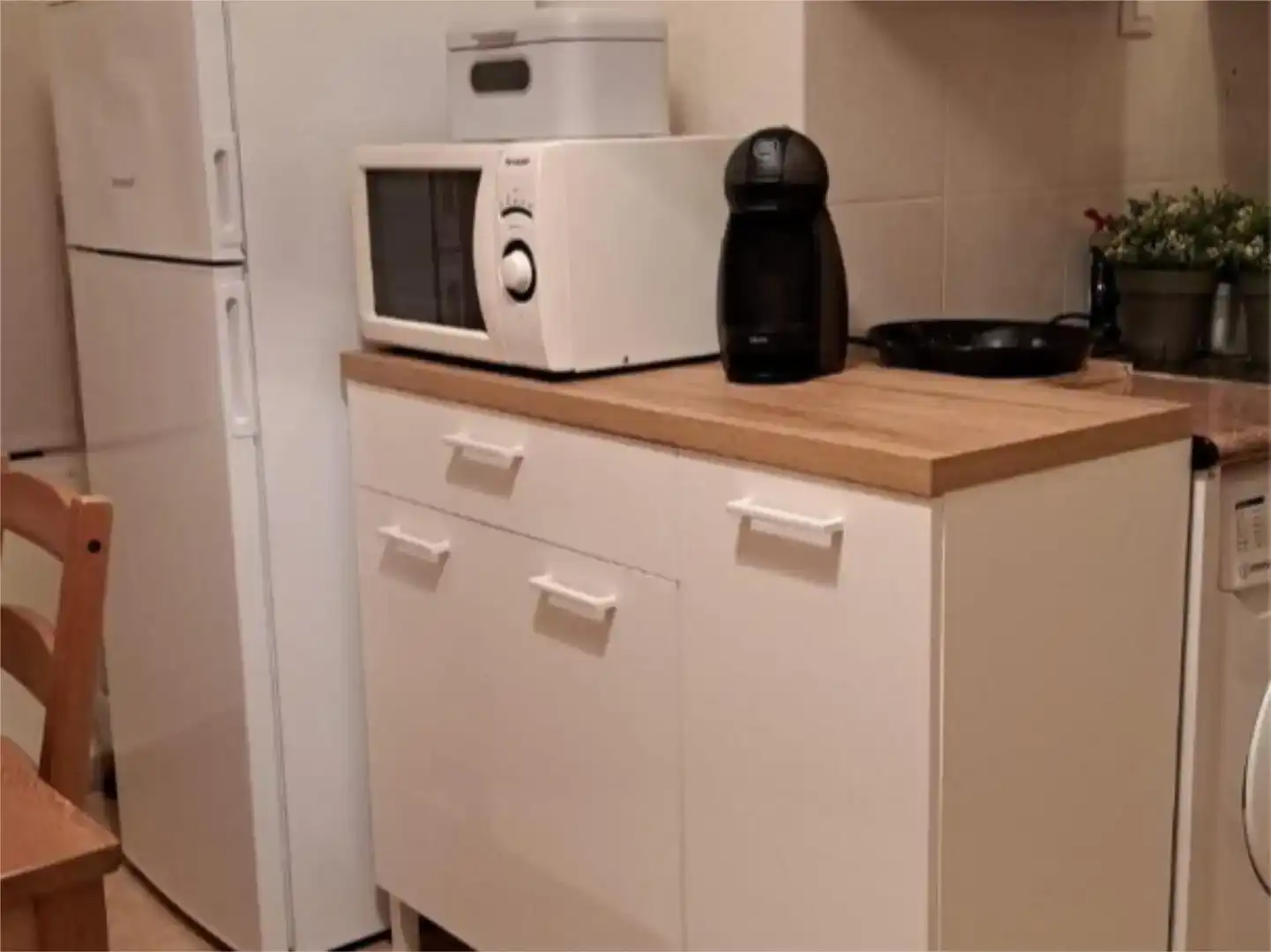 Kitchen of Flat for rent in La Manga del Mar Menor  with Air Conditioner, Private garden and Swimming Pool