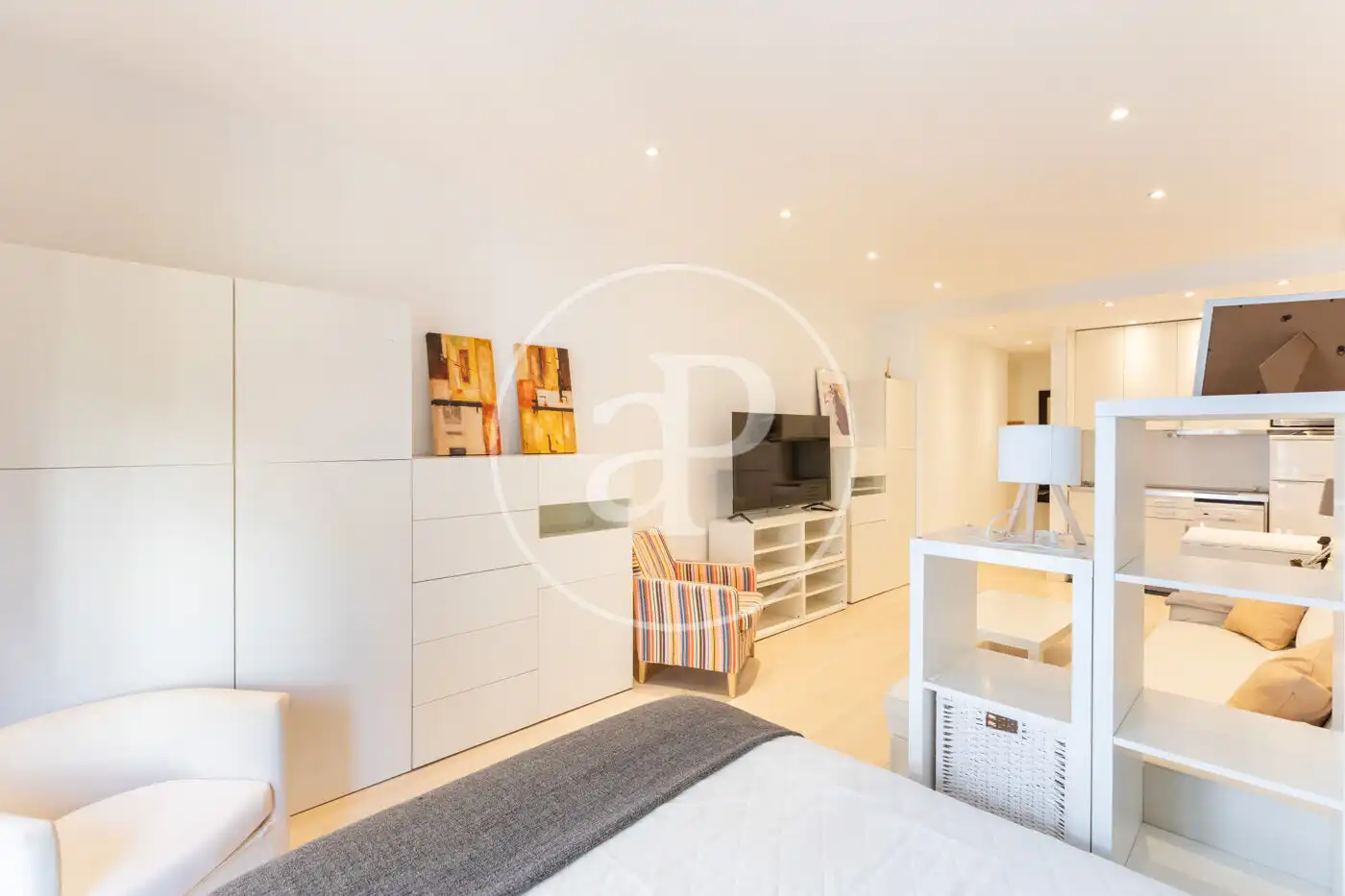 Bedroom of Lofts for rent in Madrid  with Air Conditioner, Heating and Furnished